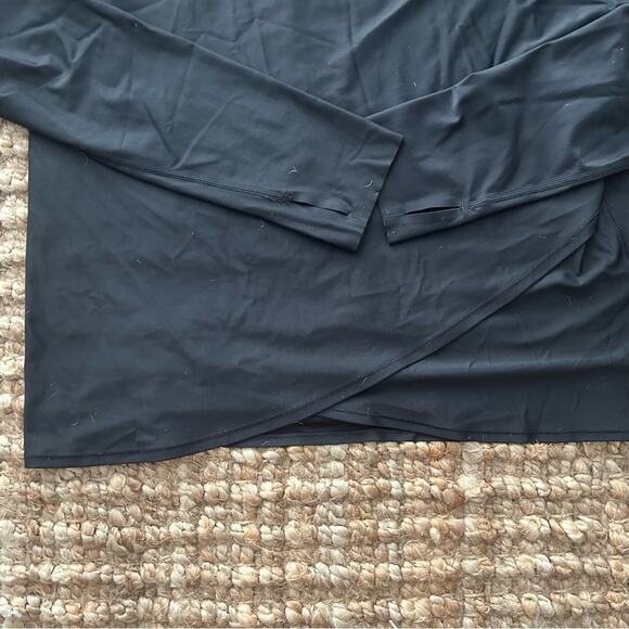 Lululemon Sunaway Runaway black long sleeve UPF 45+sun protection shirt, size 8 - Picture 5 of 7